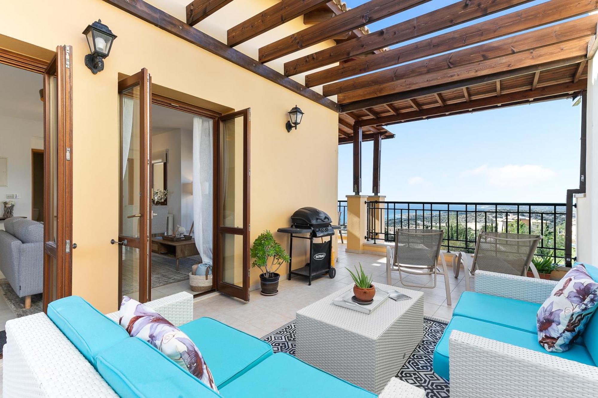 1 Bedroom Apartment Pyrgos With Beautiful Sea And Sunset Views, Aphrodite Hills Resort Куклія Екстер'єр фото