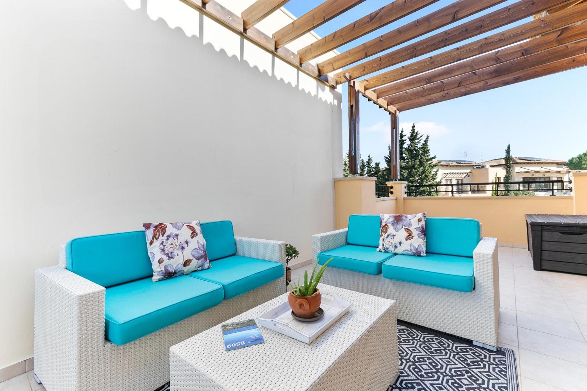 1 Bedroom Apartment Pyrgos With Beautiful Sea And Sunset Views, Aphrodite Hills Resort Куклія Екстер'єр фото